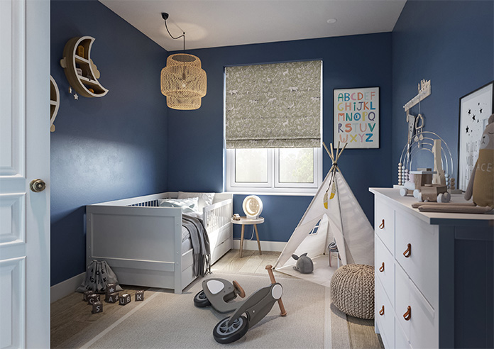 Rajah, Moss - Roman Blind - Image 6